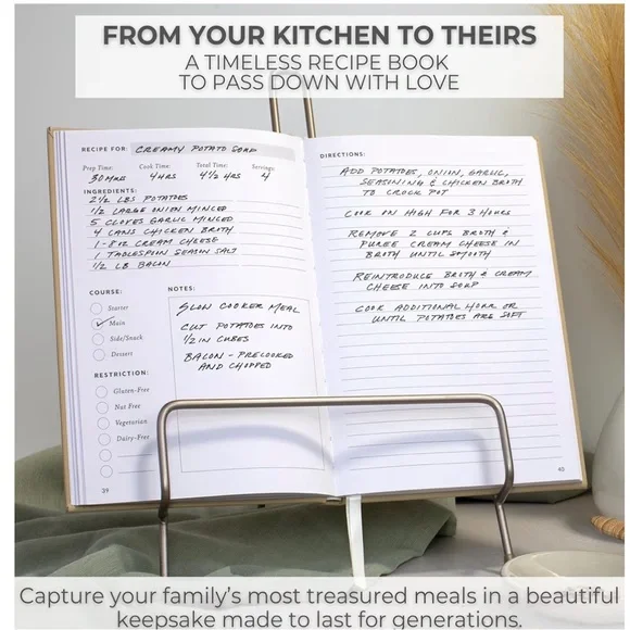 Beige Recipe Book - Picture 5 of 5